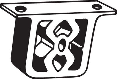 BOSAL 255054 Крепление глушителя AUDI/SKODA/VW 1.8-2.3 98-