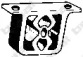 BOSAL 255219 Подвеска глушителя MINI Mini Cooper/Mini One 01-07
