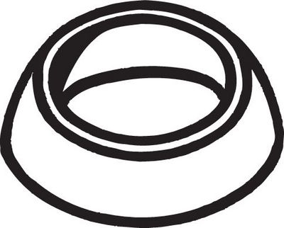 BOSAL 256498 Прокладка приемн трубы SUBARU