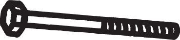 BOSAL 258855 Болт M8x55