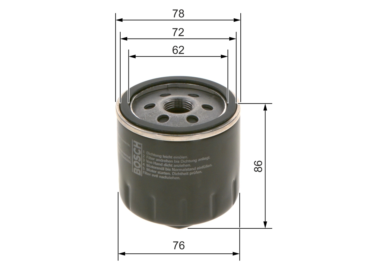 BOSCH 0451103318 Фильтр масляный