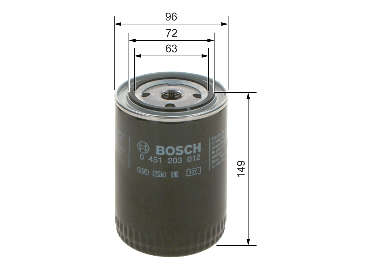 BOSCH 0451203012 Фильтр масляный