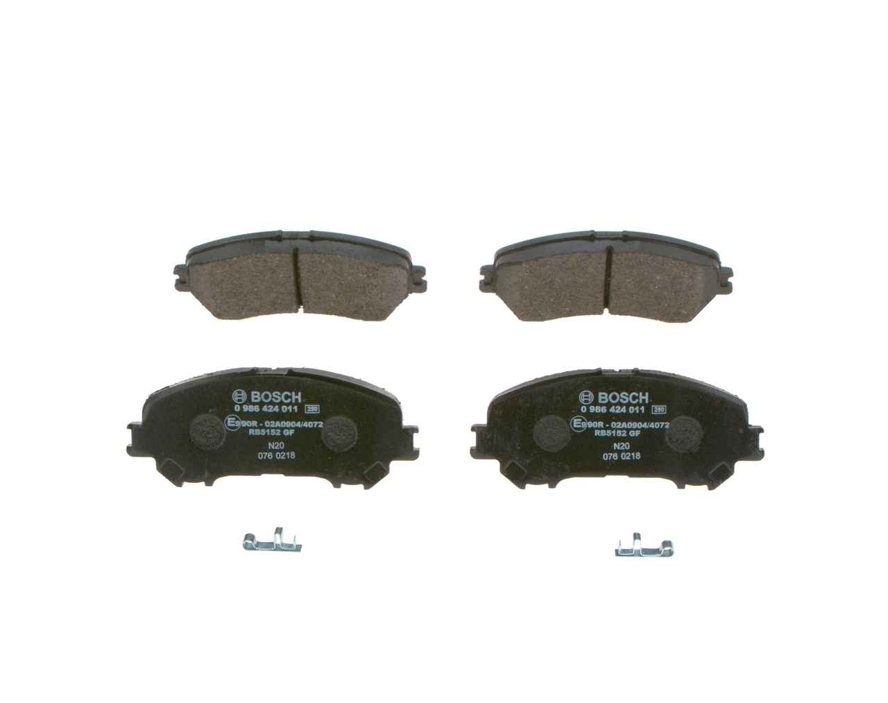 BOSCH 0986424011 Колодки тормозные дисковые перед