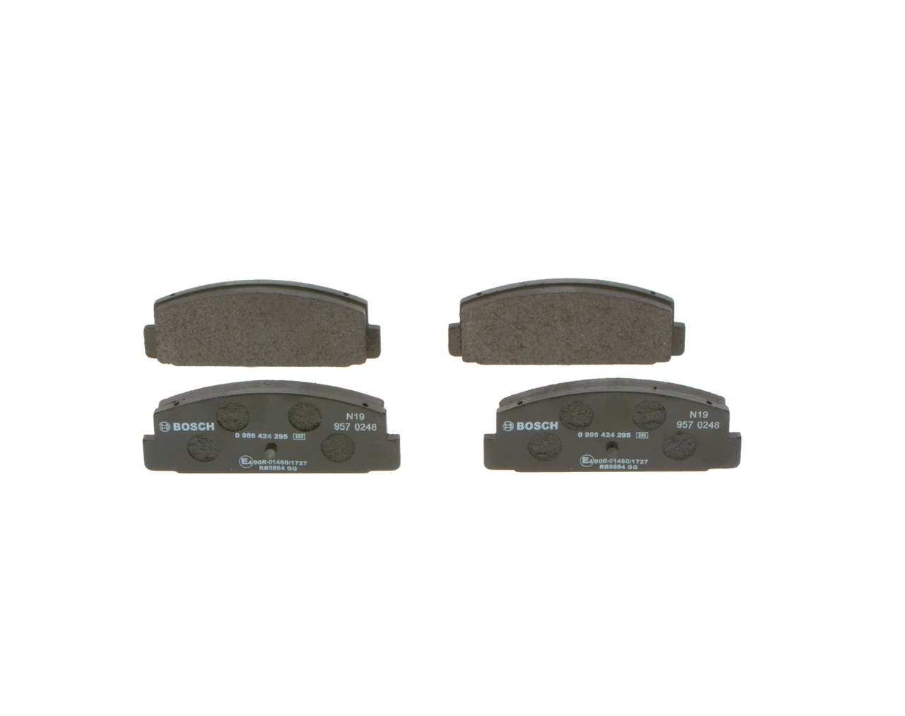 BOSCH 0986424295 Колодки тормозные дисковые зад