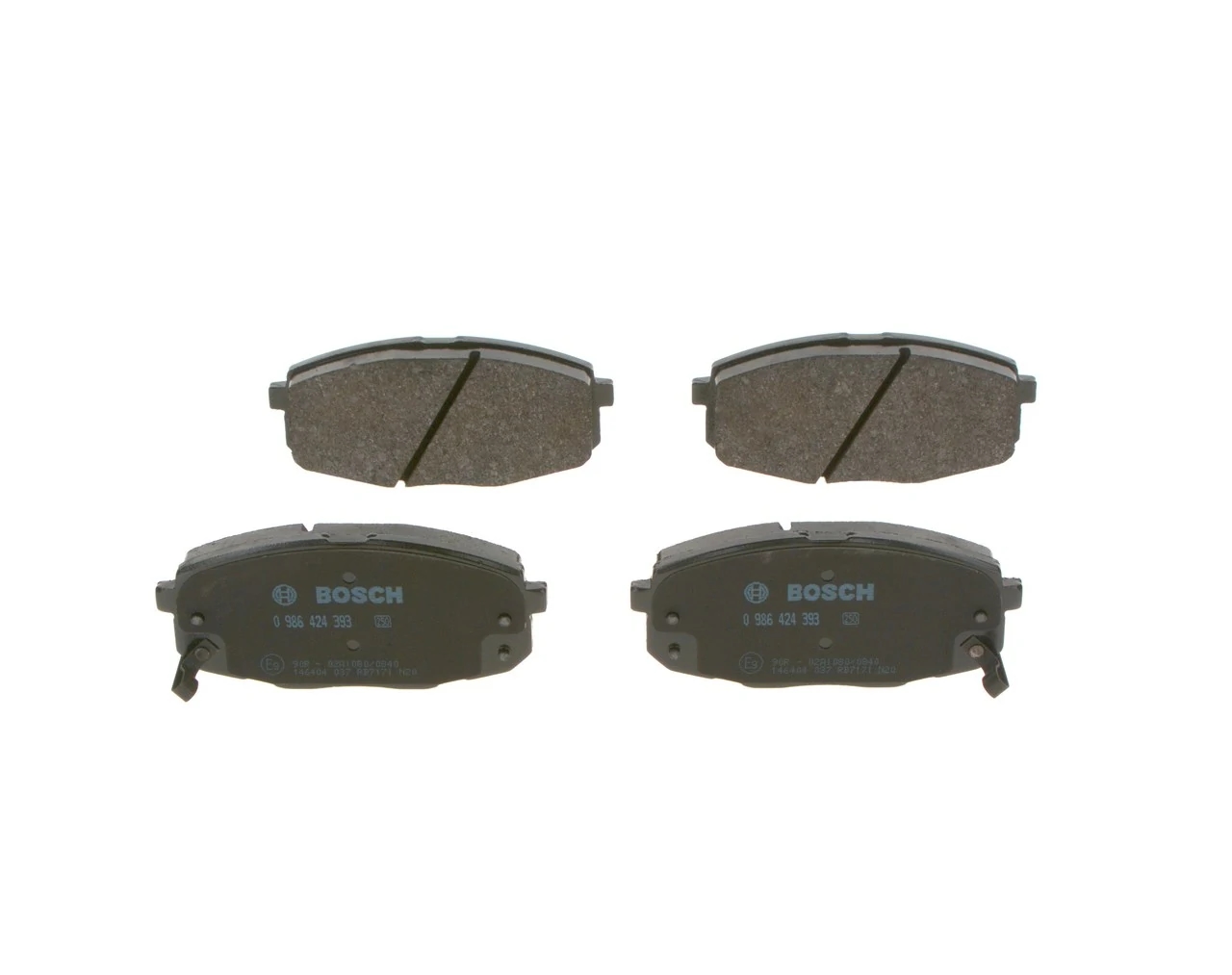 BOSCH 0986424393 Колодки тормозные HYUNDAI i30 07-/KIA СEED 07-/CARENS 02- передние