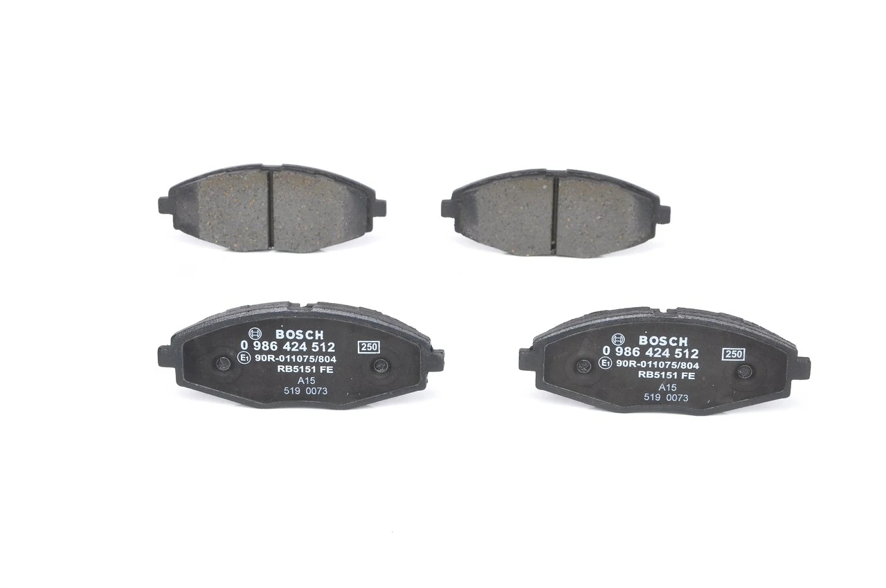 BOSCH 0986424512 Колодки тормозные дисковые перед