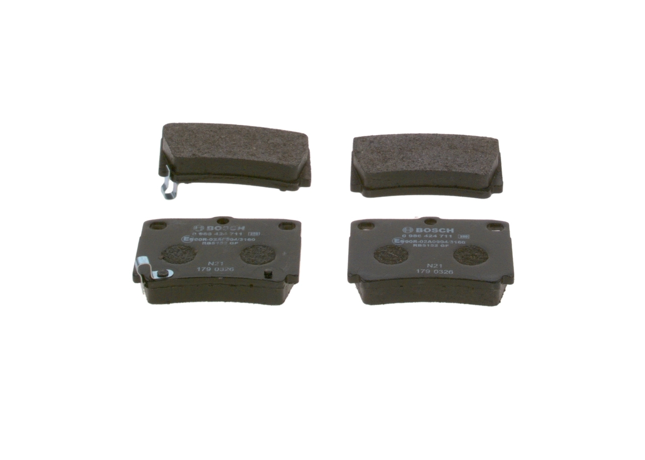 BOSCH 0986424711 Колодки тормозные дисковые зад