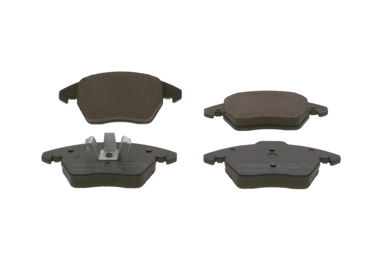 BOSCH 0986424825 Колодки тормозные дисковые передн CITROEN: C4 (LC ) 2.0 HDi 04-, C4 Grand Picasso (UA ) 1.6 16V/2.0 HDi 138/2.0 HDi 150/2.0 i 16V 06-, C4 Picasso (UD ) 1.6 16V/1.6 THP 140/2.0 H