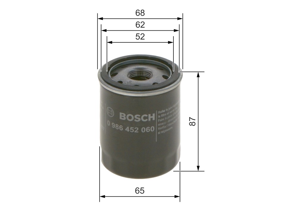 BOSCH 0986452060 Фильтр масляный