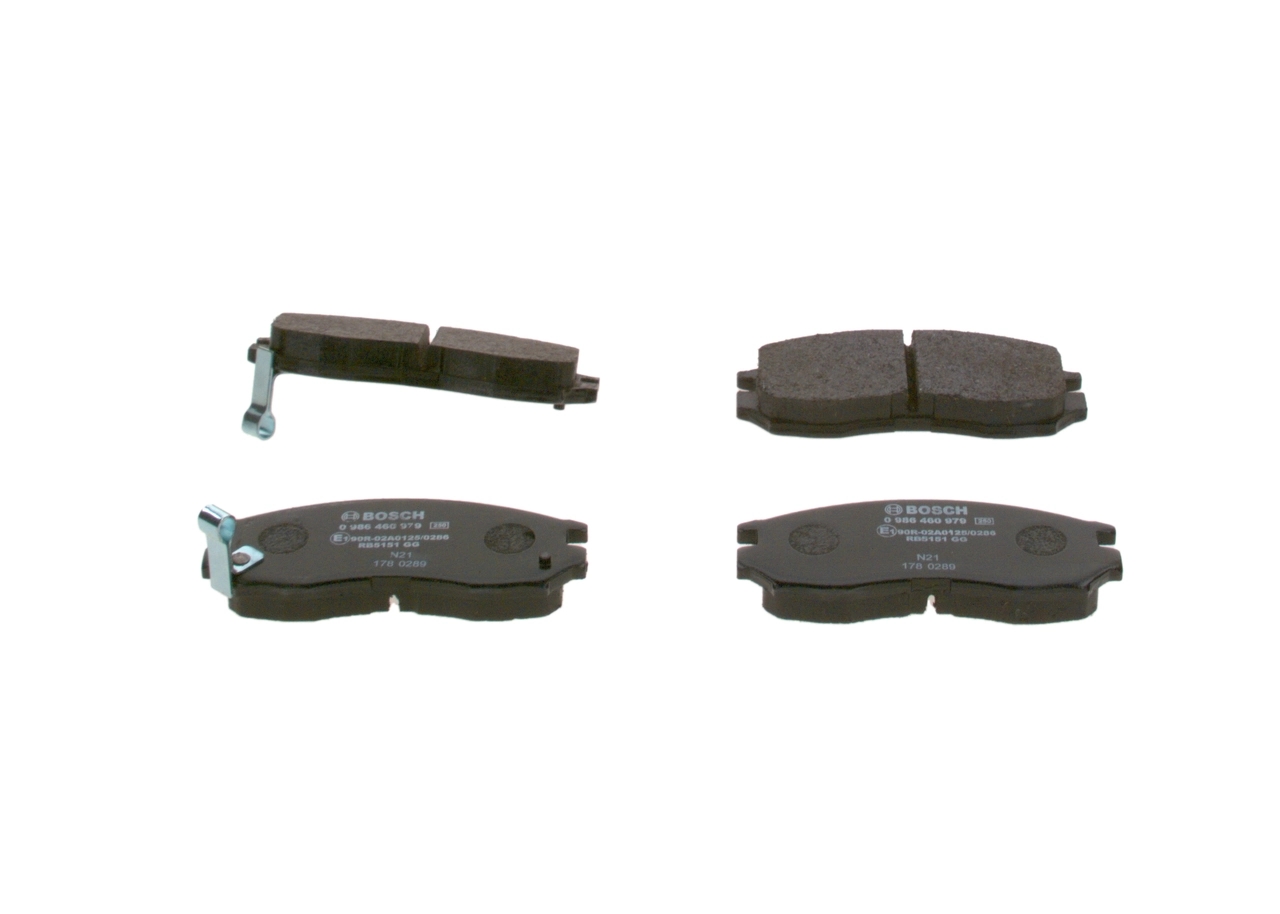 BOSCH 0986460979 Колодки тормозные дисковые перед