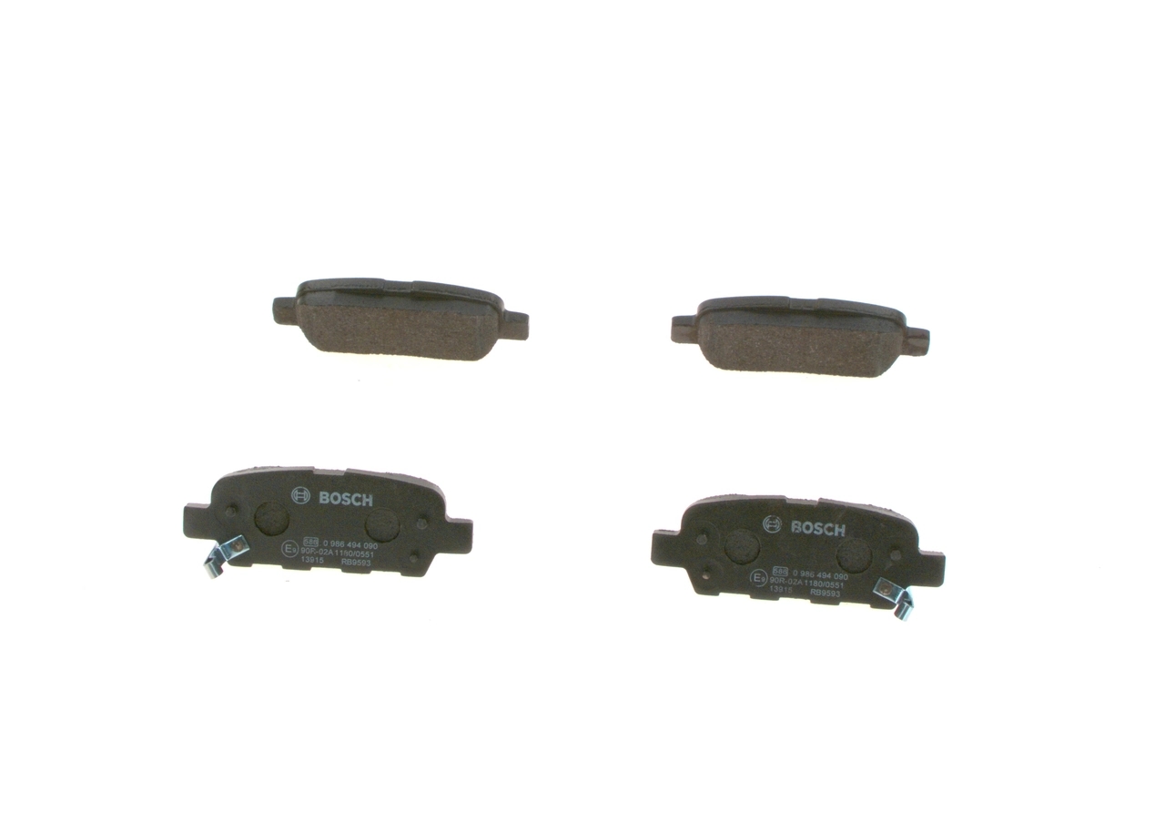 BOSCH 0986494090 Колодки тормозные дисковые зад