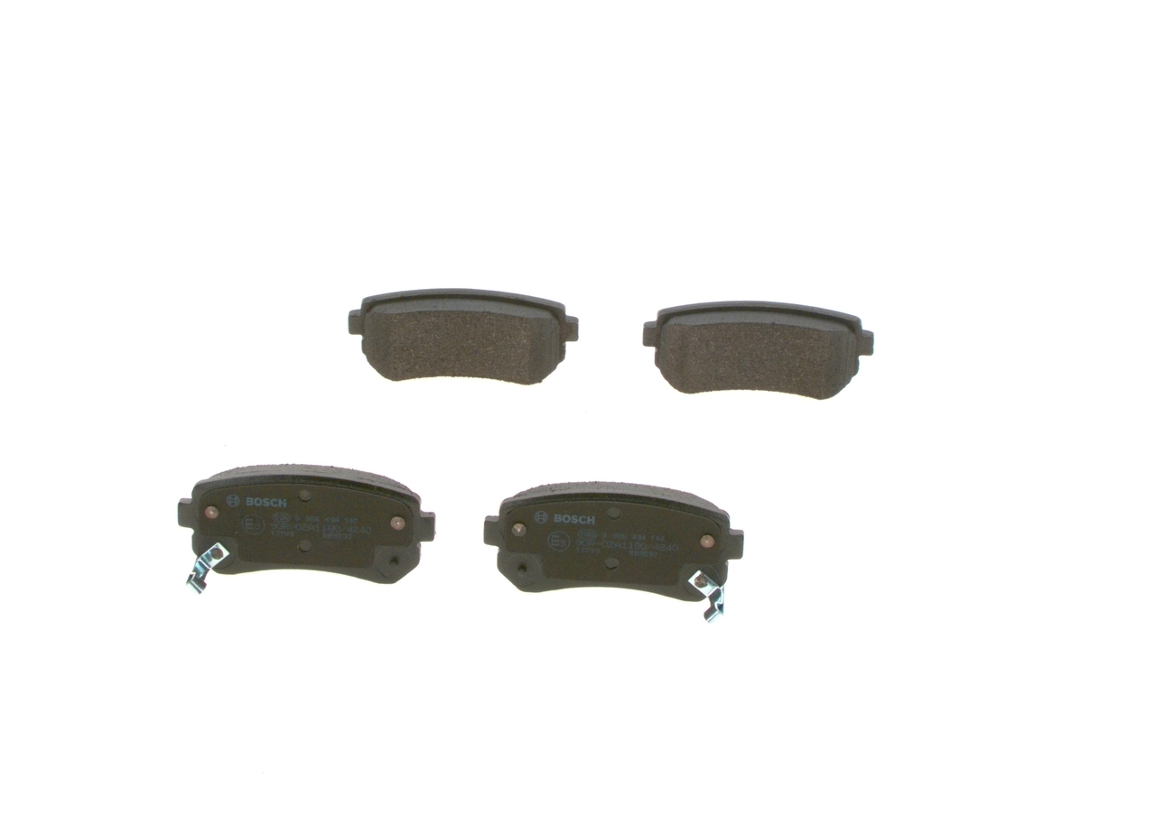 BOSCH 0986494140 Колодки тормозные дисковые зад