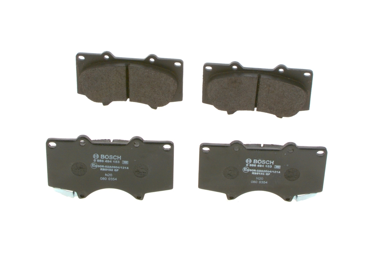 BOSCH 0986494153 Колодки тормозные дисковые перед