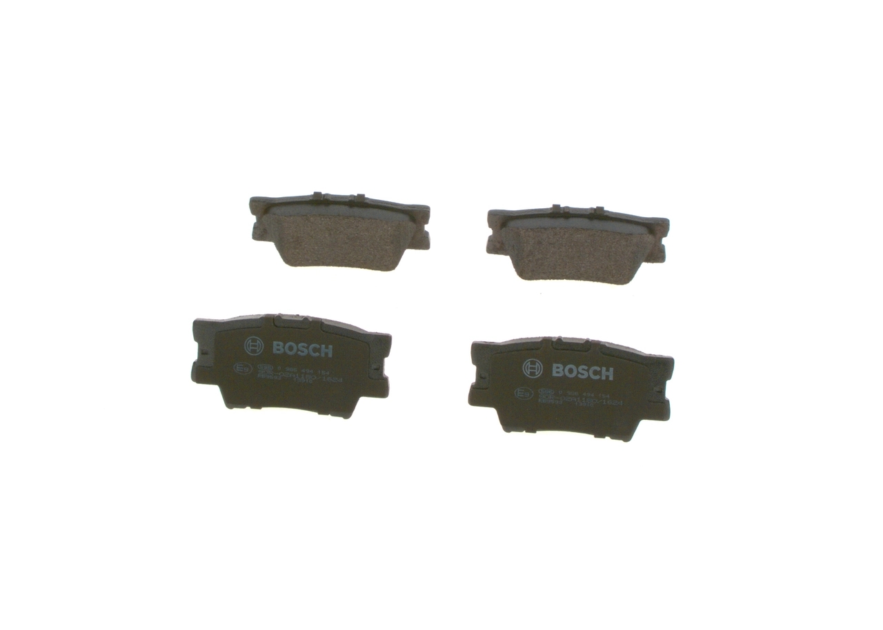 BOSCH 0986494154 Колодки тормозные дисковые зад
