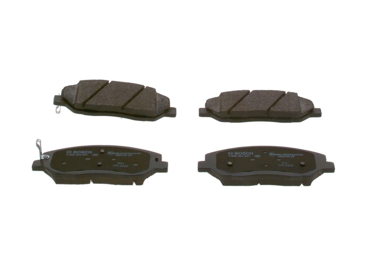 BOSCH 0986494227 Колодки тормозные HYUNDAI SANTA FE (CM)/(SM) 05-/KIA SORENTO (XM) 09- передние