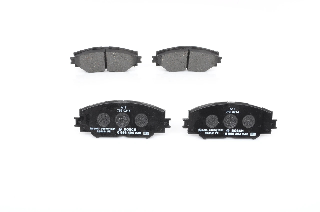 BOSCH 0986494240 Колодки тормозные дисковые перед