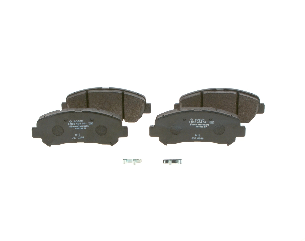 BOSCH 0986494501 Колодки тормозные дисковые перед