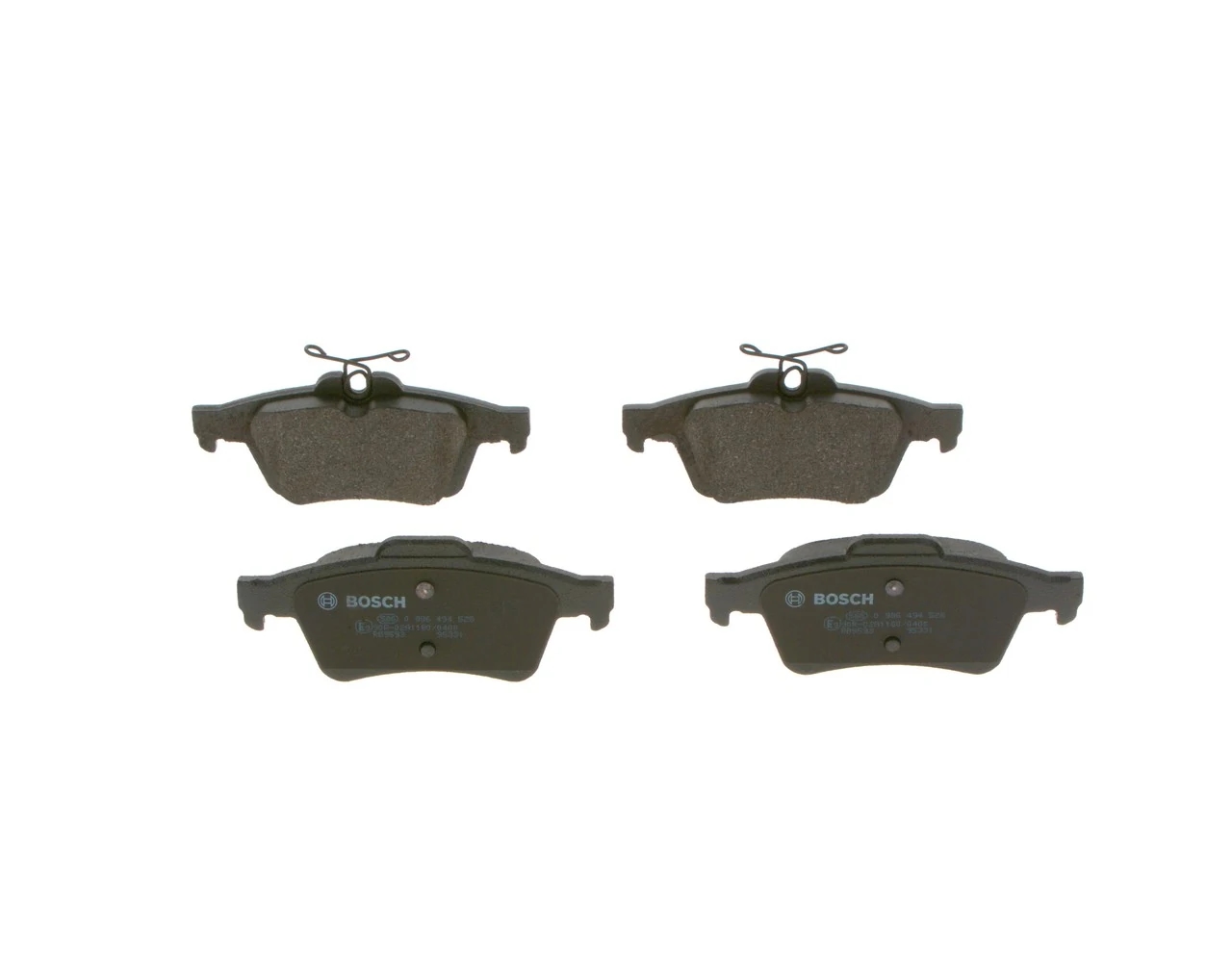 BOSCH 0986494528 Колодки тормозные дисковые зад
