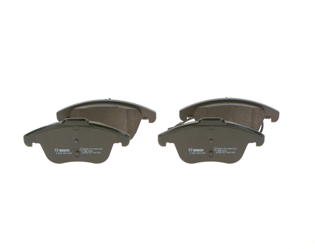 BOSCH 0986494538 Колодки тормозные дисковые перед