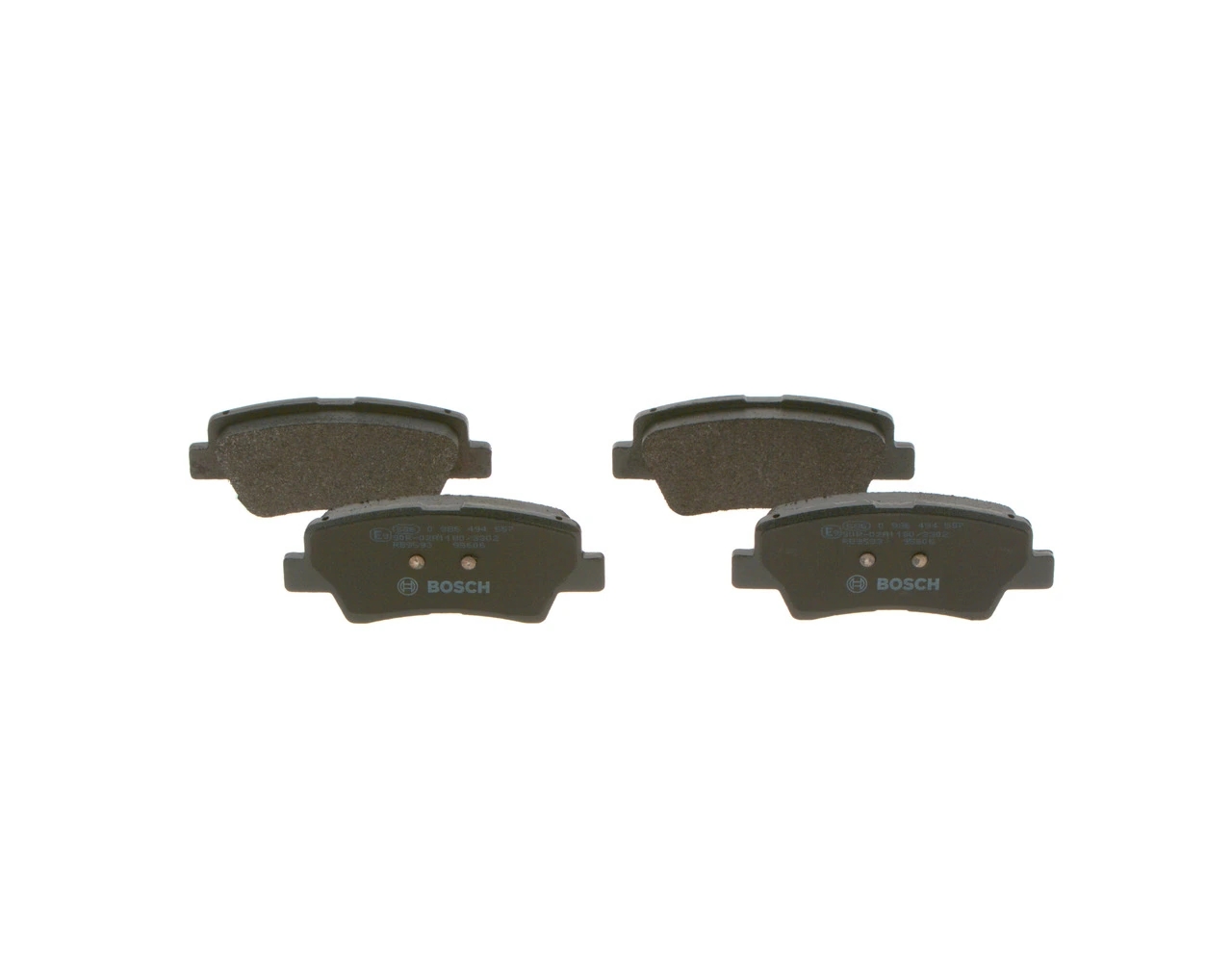 BOSCH 0986494557 Колодки тормозные дисковые зад