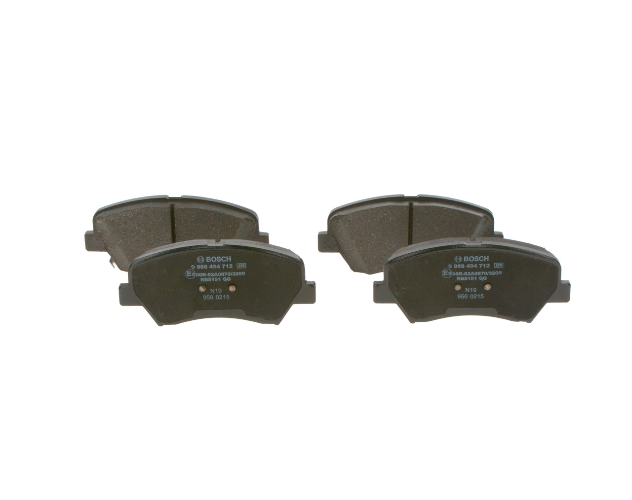 BOSCH 0986494712 Колодки тормозные дисковые перед