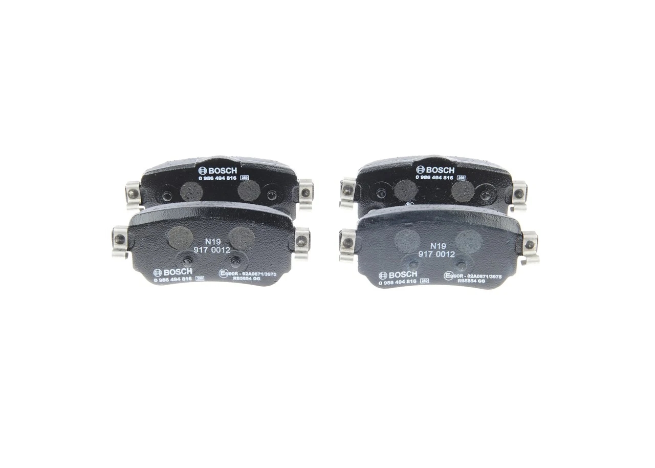 BOSCH 0986494816 Колодки тормозные дисковые зад