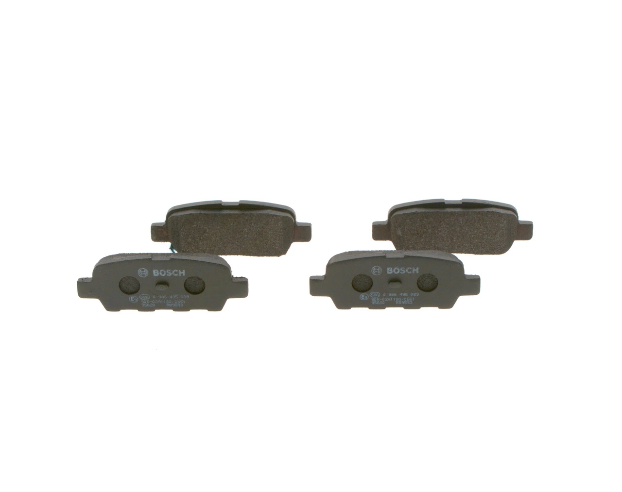 BOSCH 0986495089 Колодки тормозные дисковые зад