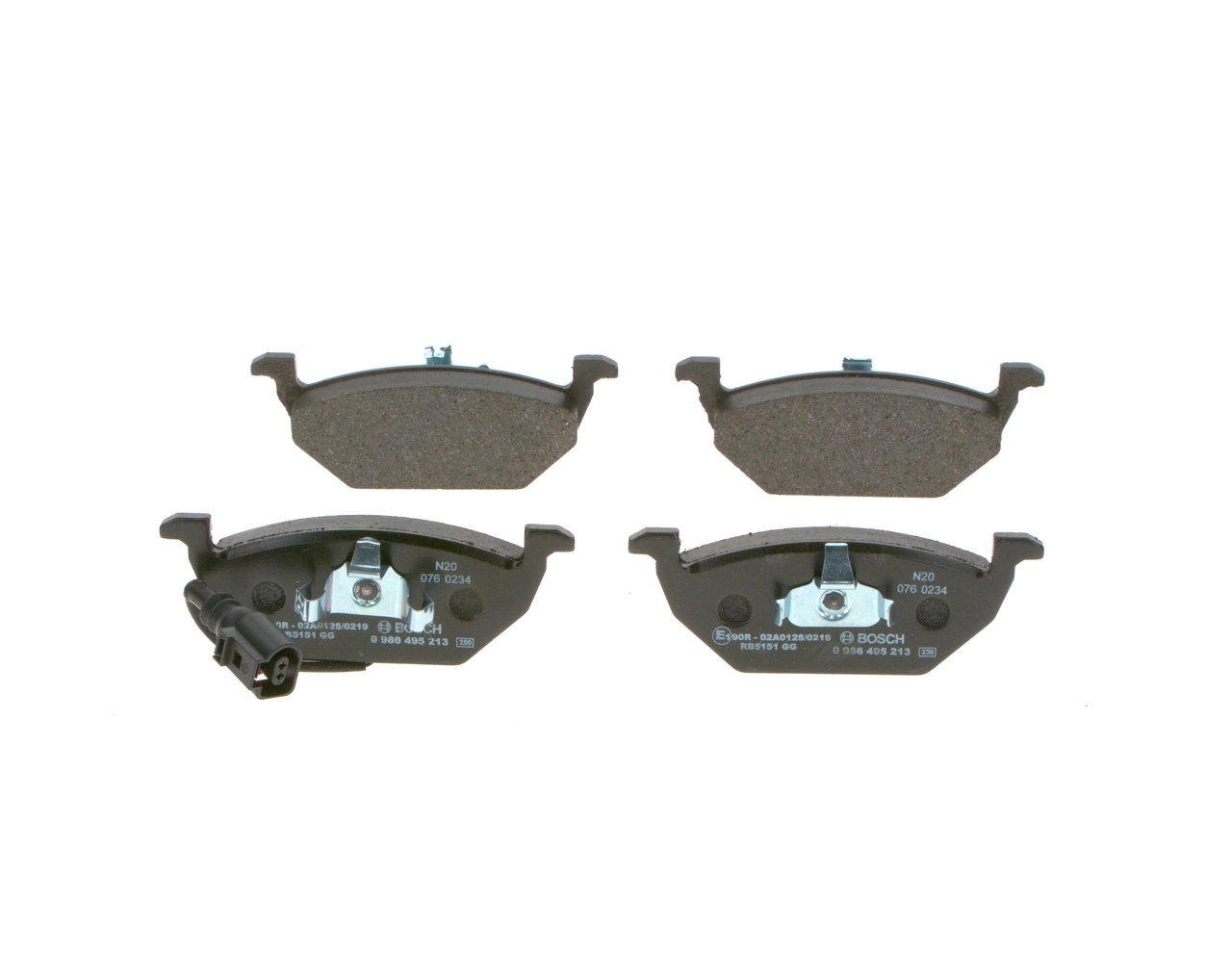 BOSCH 0986495213 Колодки тормозные дисковые перед