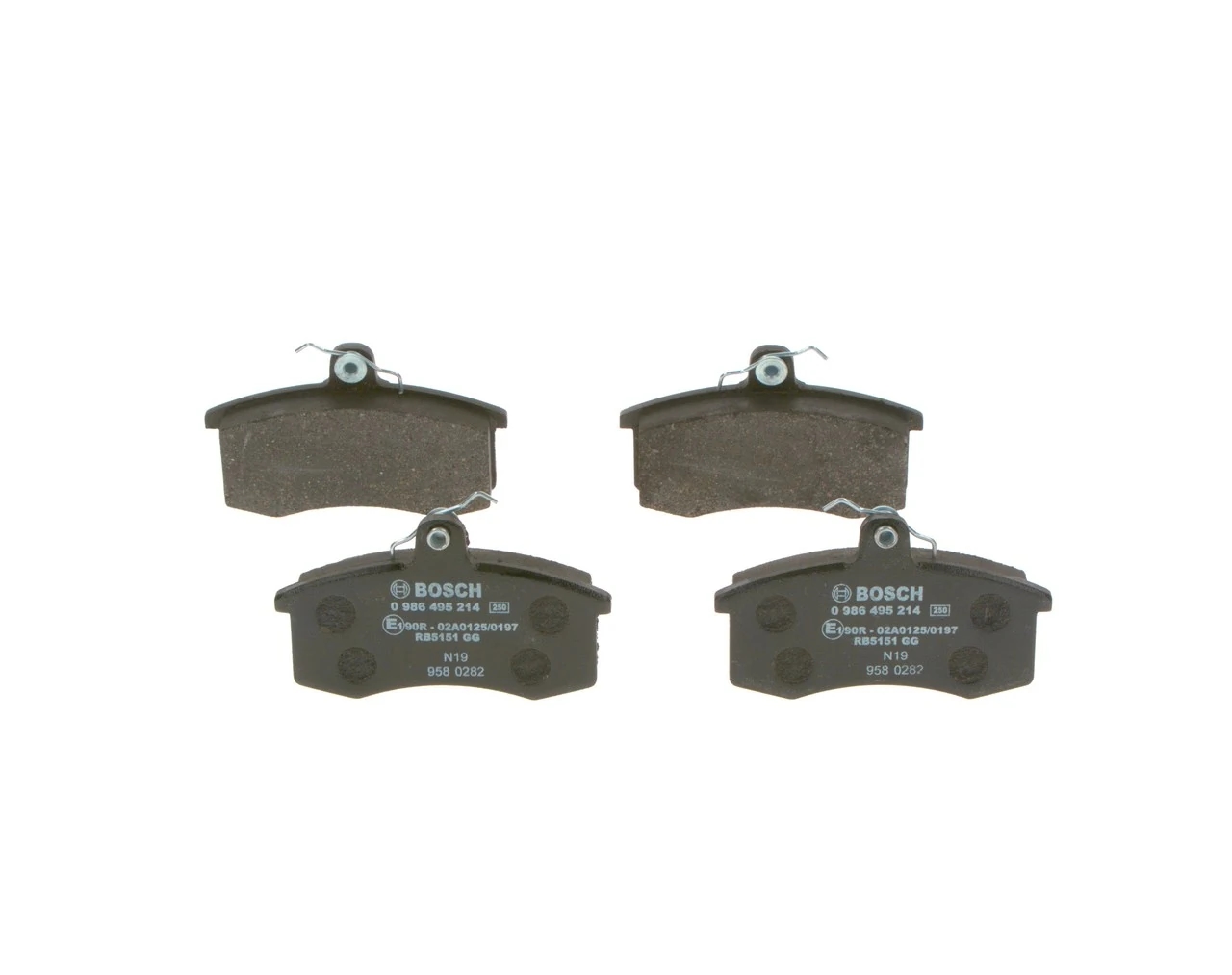 BOSCH 0986495214 Колодки тормозные дисковые перед