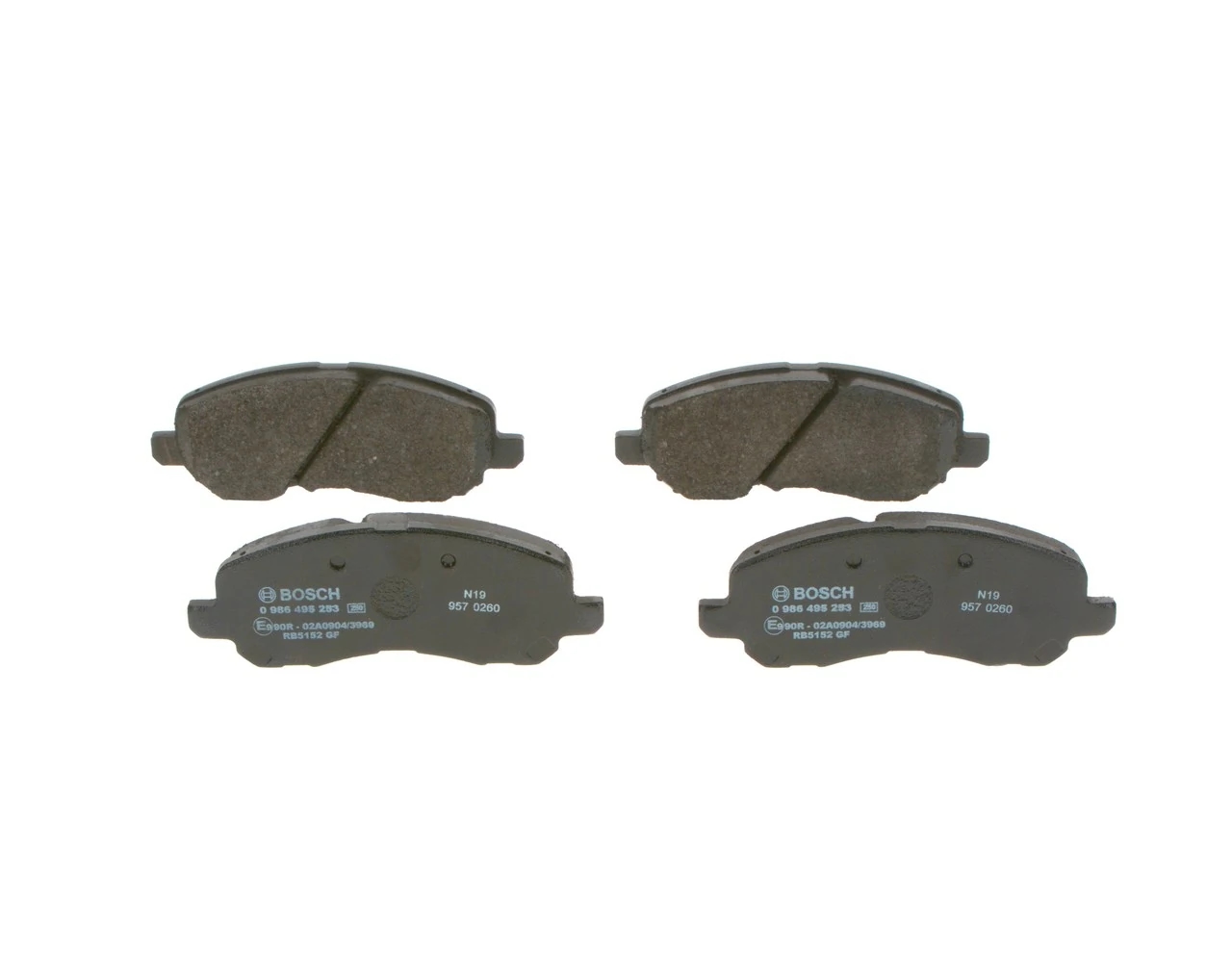 BOSCH 0986495253 Колодки тормозные дисковые перед