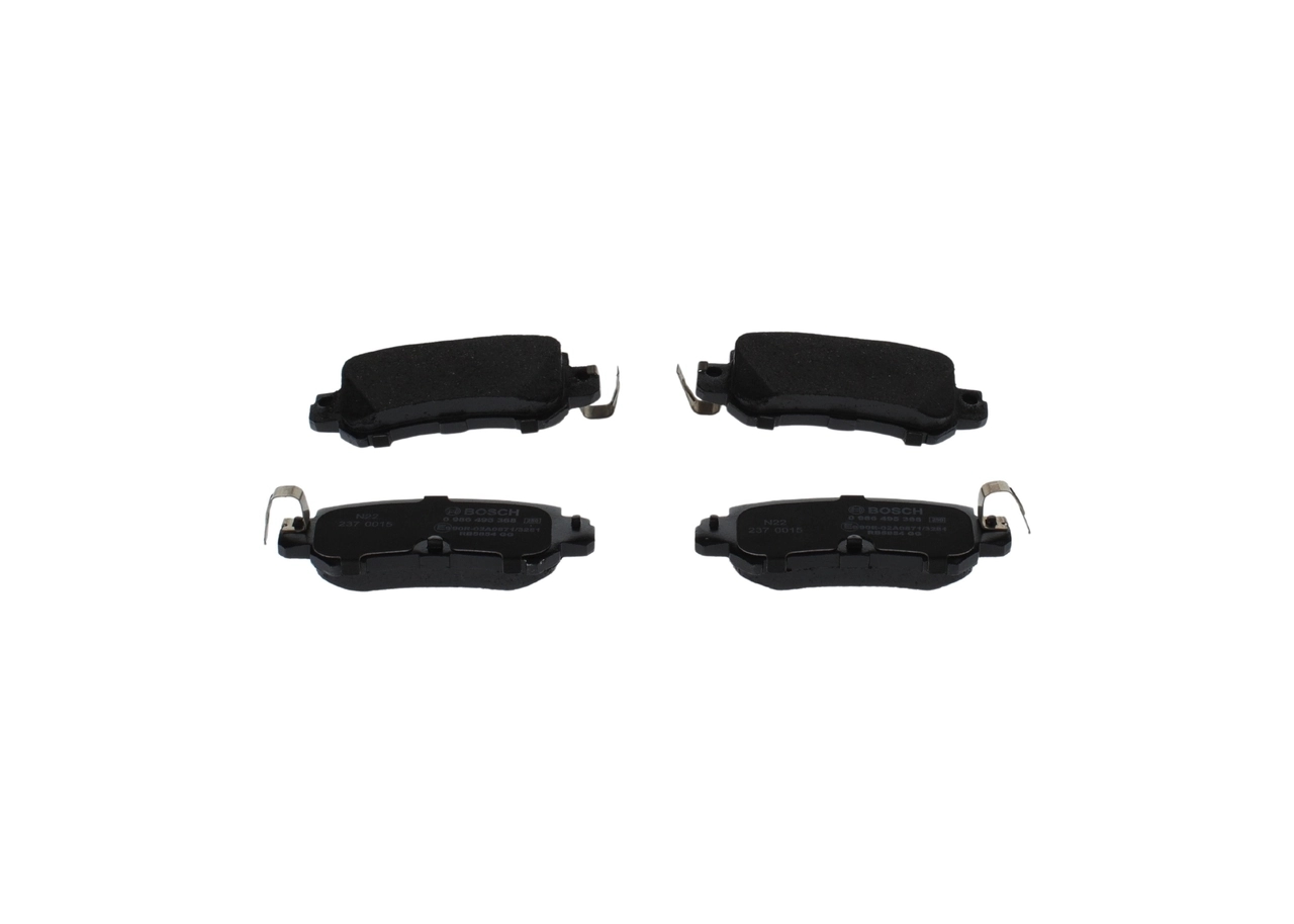 BOSCH 0986495368 Колодки тормозные дисковые зад