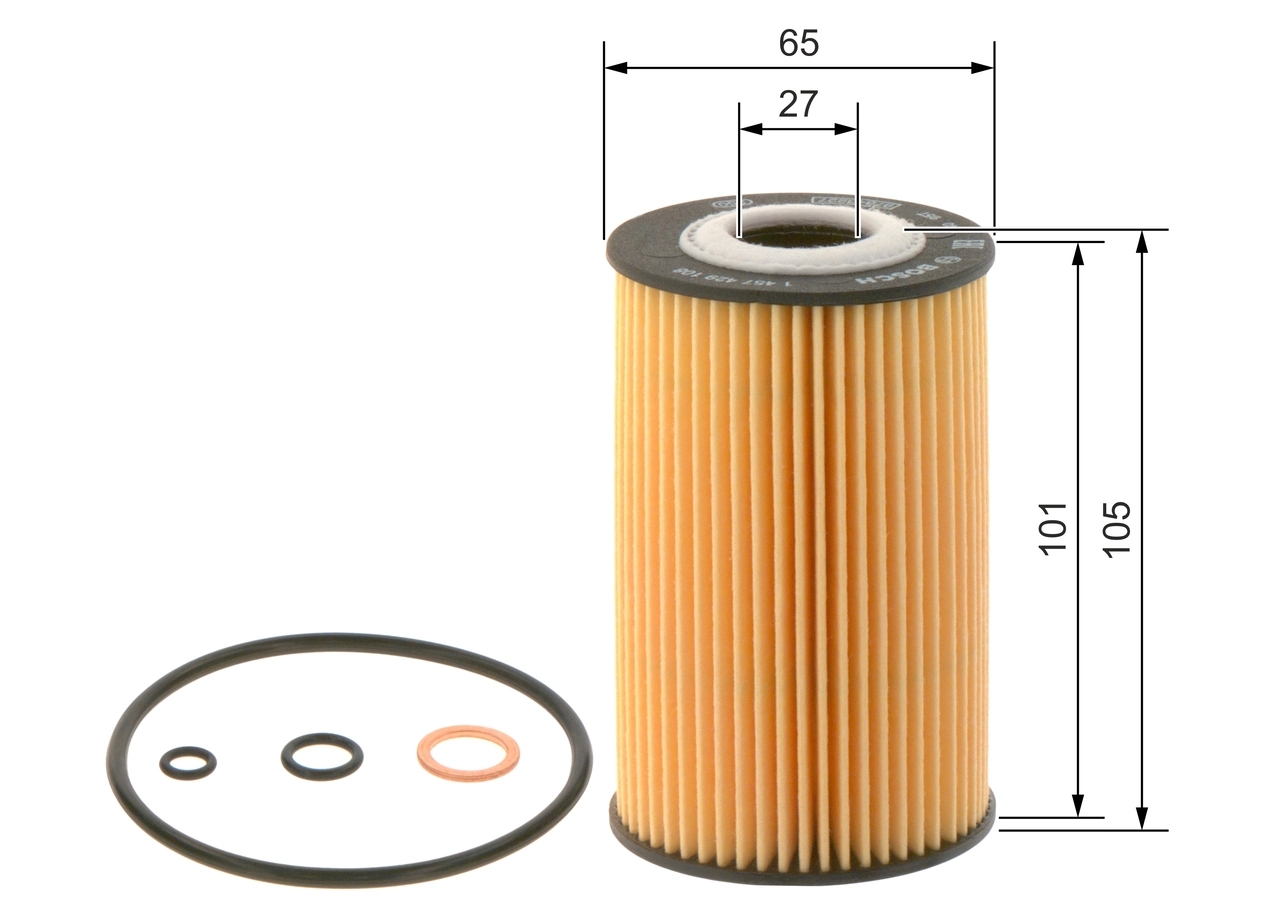 BOSCH 1457429108 Фильтр масляный E36/E34/E46 1.6/1.8