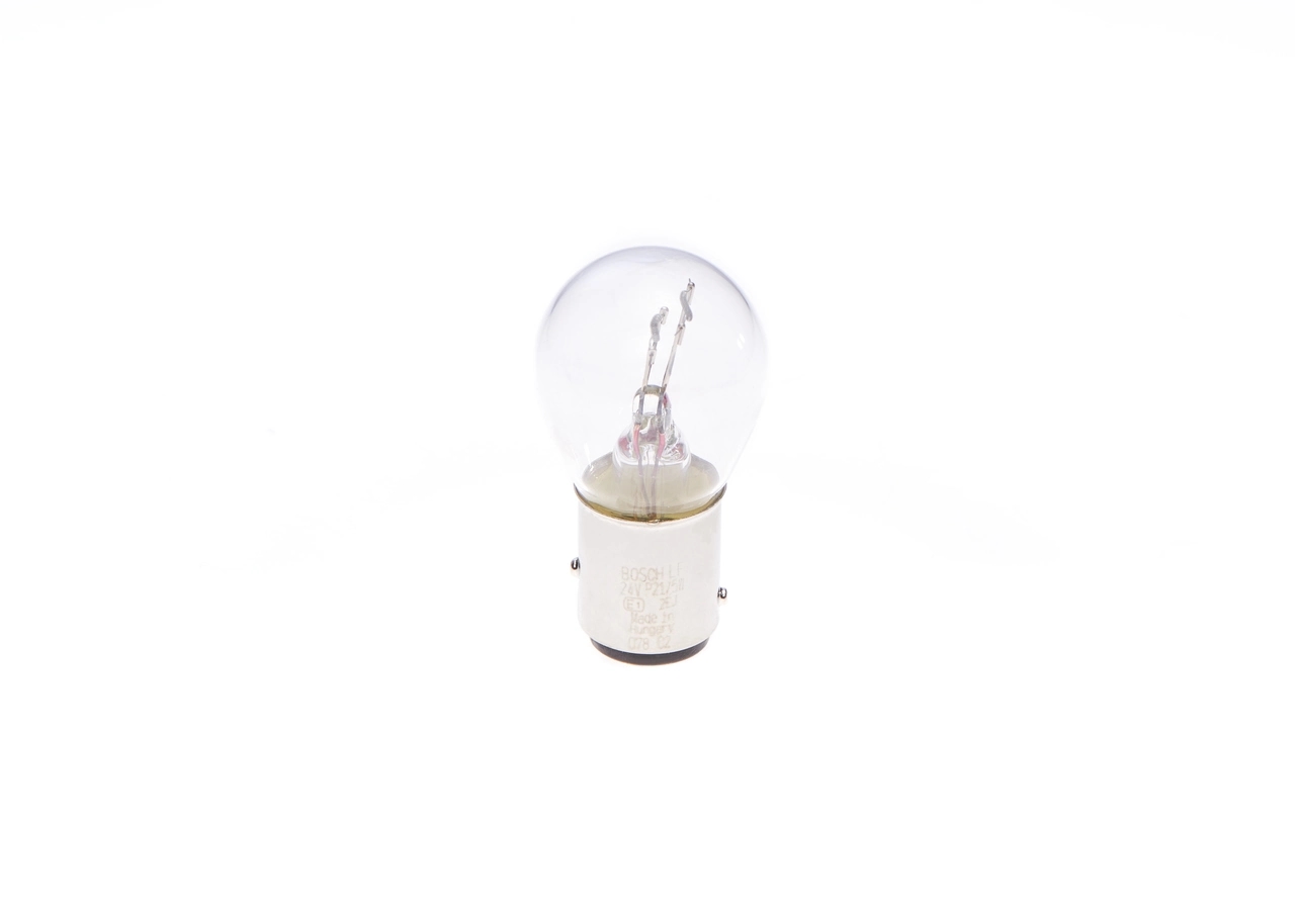BOSCH 1987302524 Лампа накаливания сигнальная P21/5W BAY15s Truck Light 24V 21/5W картон 10шт цена за 1шт