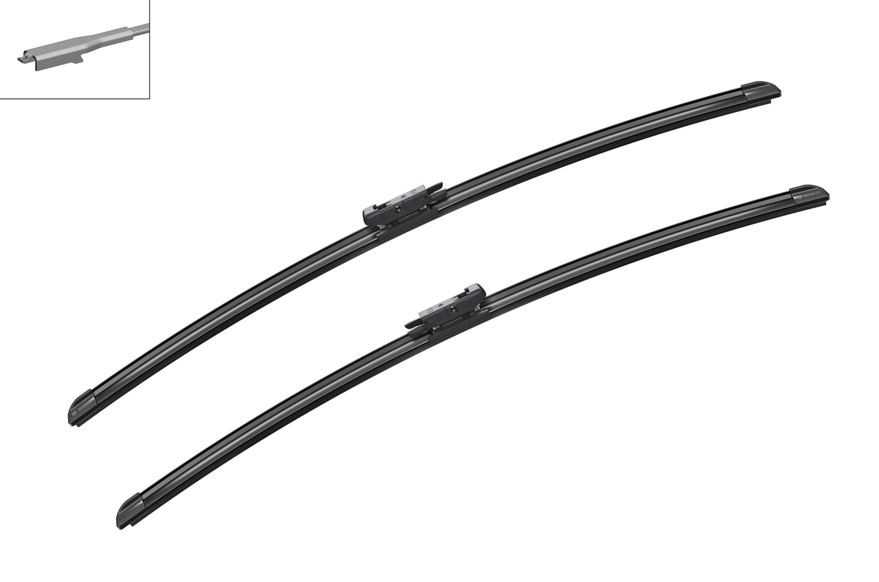 BOSCH 3397007099 Щетки стеклоочистителя бескаркасные Aerotwin 650/650мм крепление Pinch Tab