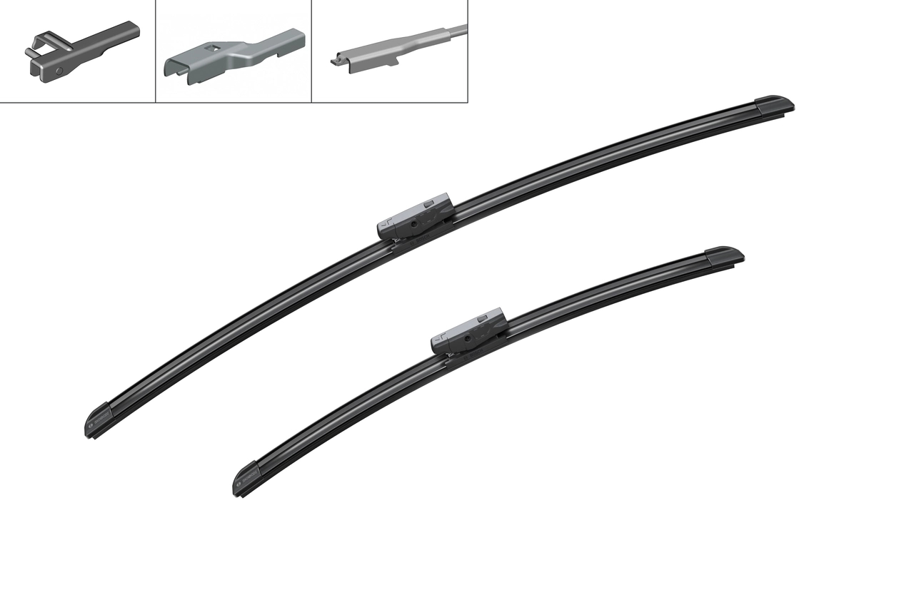 BOSCH 3397007467 Щетки стеклоочистителя бескаркасные Aerotwin 650/475мм Multi-mount 4 крепл.