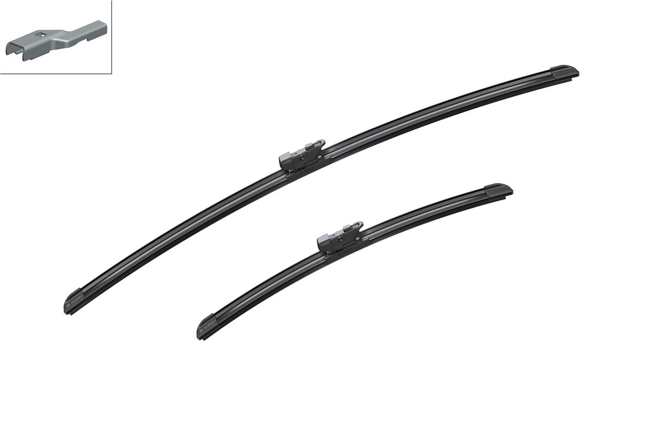 BOSCH 3397007538 Щетки стеклоочистителя бескаркасные Aerotwin 650/400мм крепление Push Button (mod)