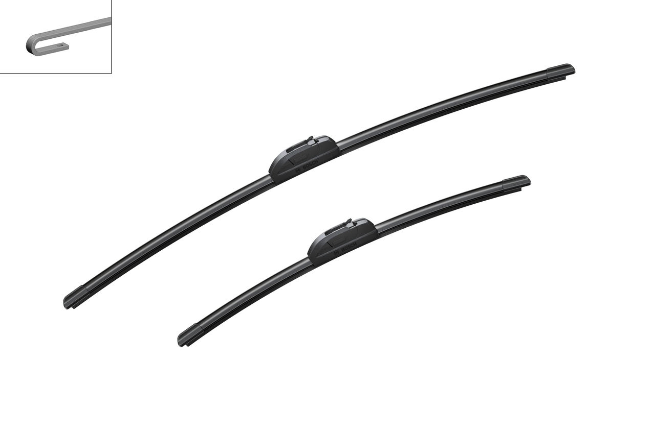 BOSCH 3397007566 Щетки стеклоочистителя бескаркасные Aerotwin Retrofit 650/450мм крепление Hook