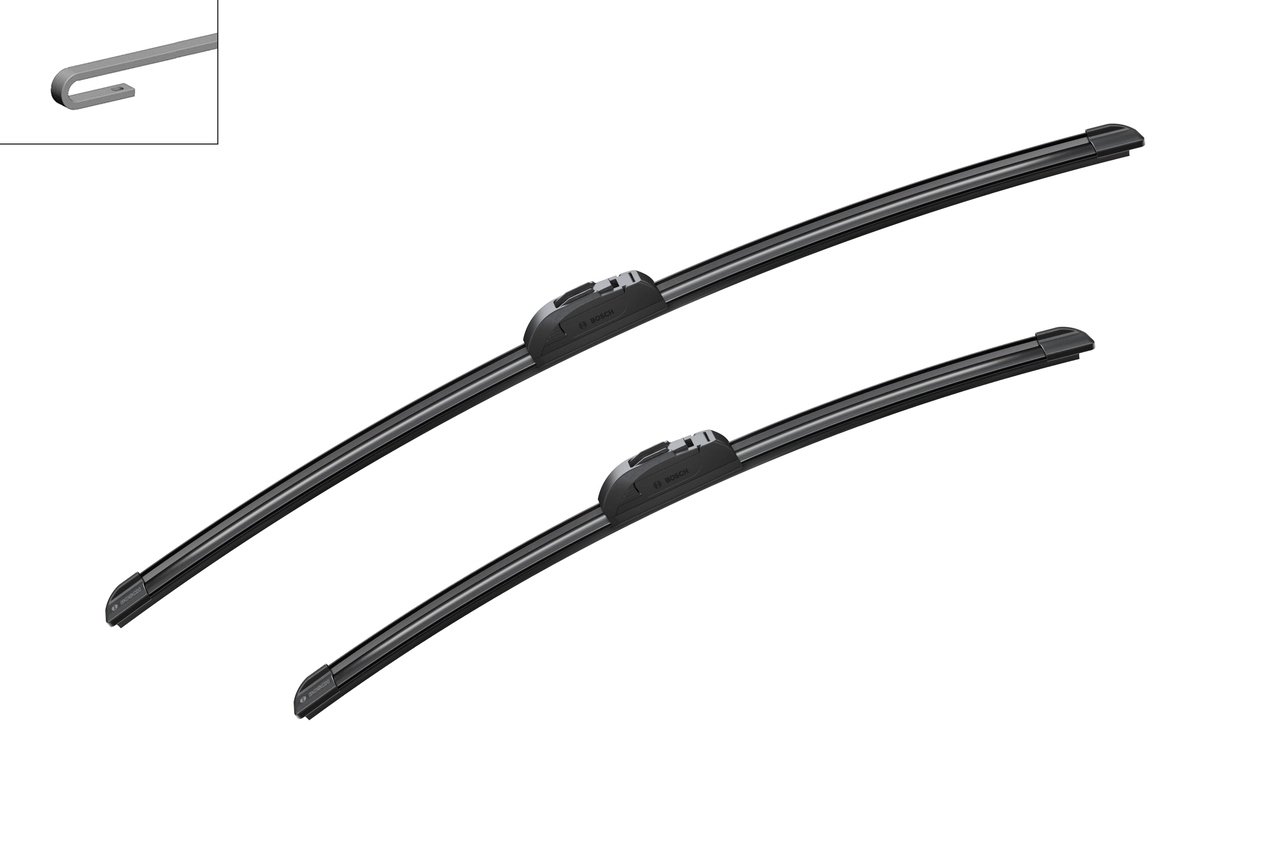 BOSCH 3397007706 Щетки стеклоочистителя бескаркасные Aerotwin Retrofit 650/500мм крепление Hook