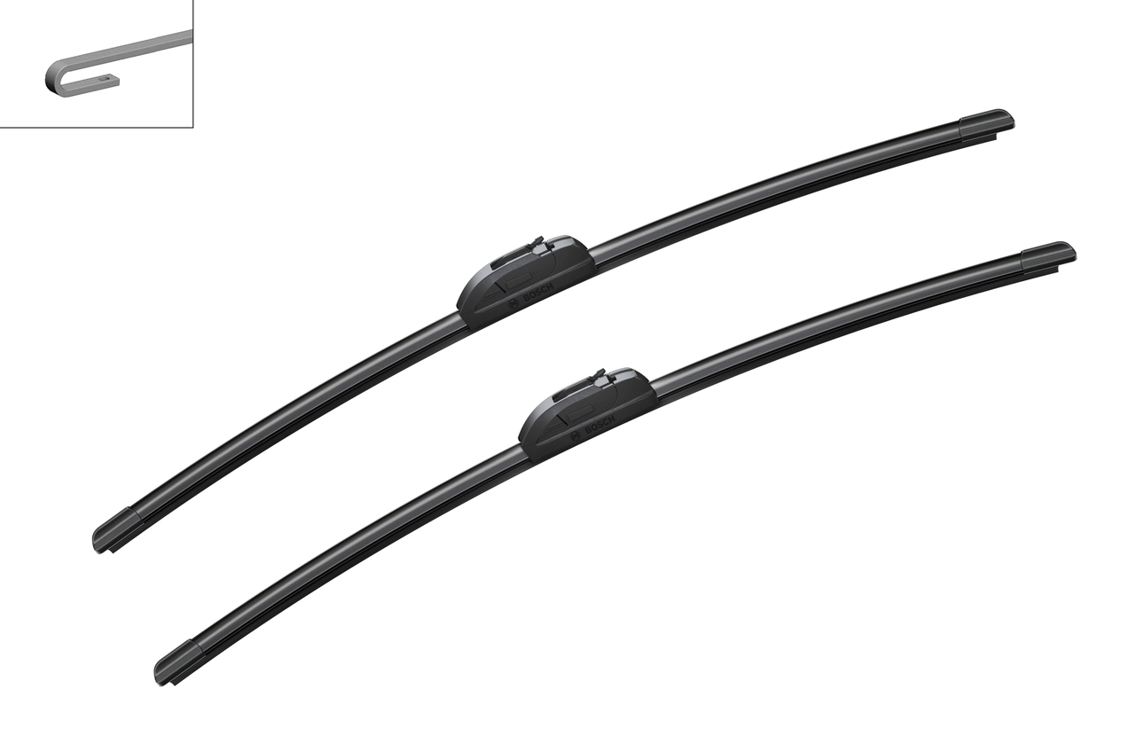 BOSCH 3397009776 Щетки стеклоочистителя бескаркасные Aerotwin Retrofit 600/600мм крепление Hook