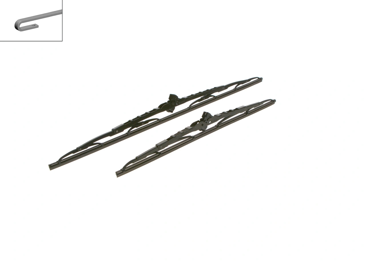 BOSCH 3397010253 Щетки стеклоочистителя каркасные Eco 600/450мм крепление Hook