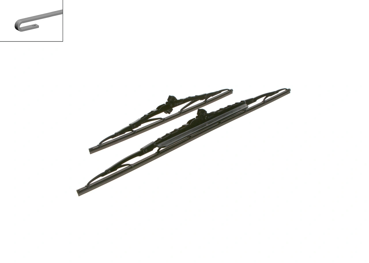 BOSCH 3397010297 Щетки стеклоочистителя каркасные Twin spoiler 600/400мм крепление Hook