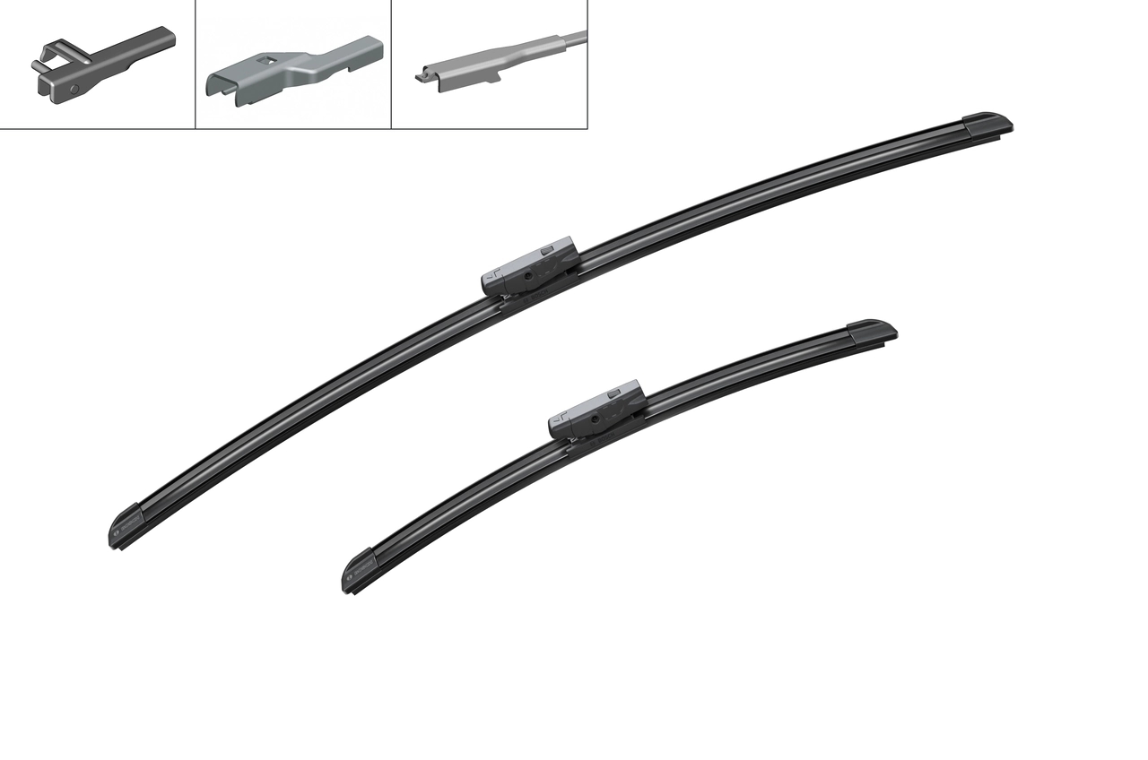 BOSCH 3397014122 Щетки стеклоочистителя бескаркасные Aerotwin 650/400мм Multi-mount 4 крепл.