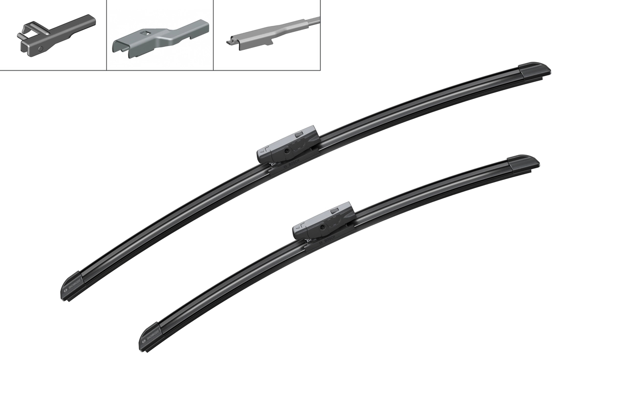 BOSCH 3397014123 Щетки стеклоочистителя бескаркасные Aerotwin 550/450мм Multi-mount 4 крепл.