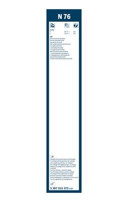 BOSCH 3397015372 Щетка стеклоочистителя каркасная Twin 700мм крепление Hook