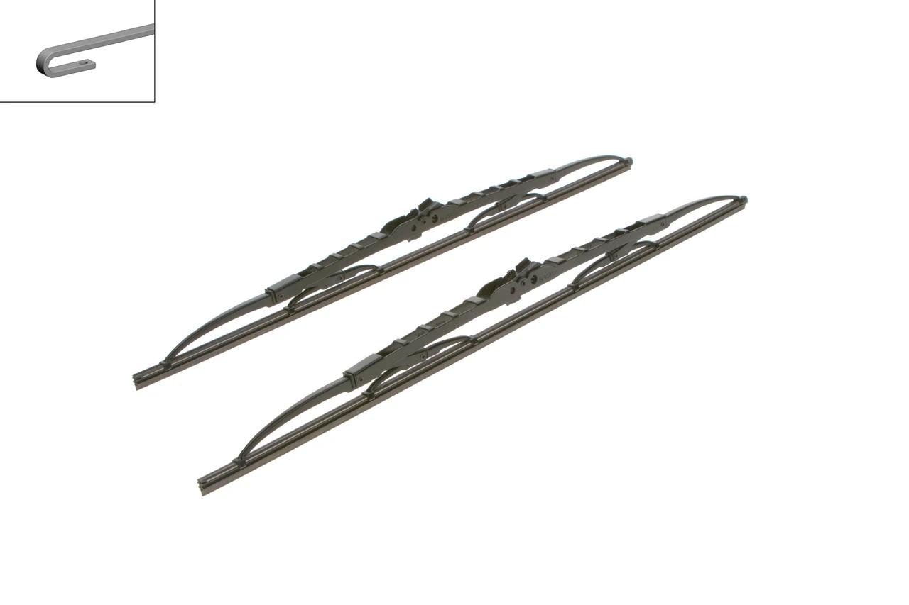 BOSCH 3397118422 Щетки стеклоочистителя каркасные Twin 550/500мм крепление Hook