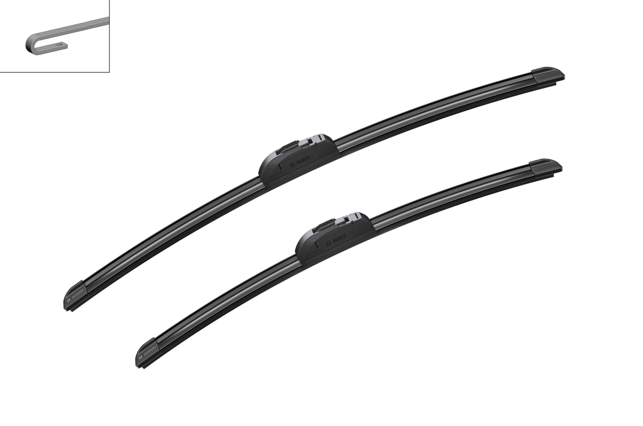 BOSCH 3397118904 Щетки стеклоочистителя бескаркасные Aerotwin Retrofit 550/475мм крепление Hook