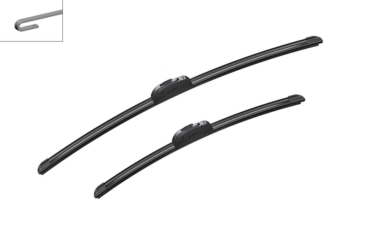 BOSCH 3397118908 Щетки стеклоочистителя 600/450мм бескаркасные, к-кт CHEVROLET: REZZO 1.6/2.0 05-, TACUMA 1.6/2.0 05-   CITROEN: C2 1.1/1.4/1.4 16V/1.4 HDi/1.6/1.6 HDi/1.6 VTS 03-, C3 1.1 i