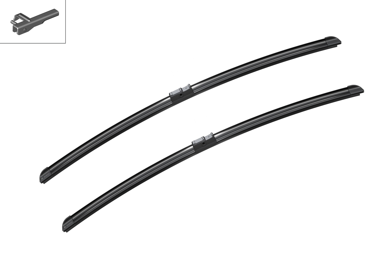 BOSCH 3397118946 Щетки стеклоочистителя бескаркасные Aerotwin 680/680мм крепление Side Pin