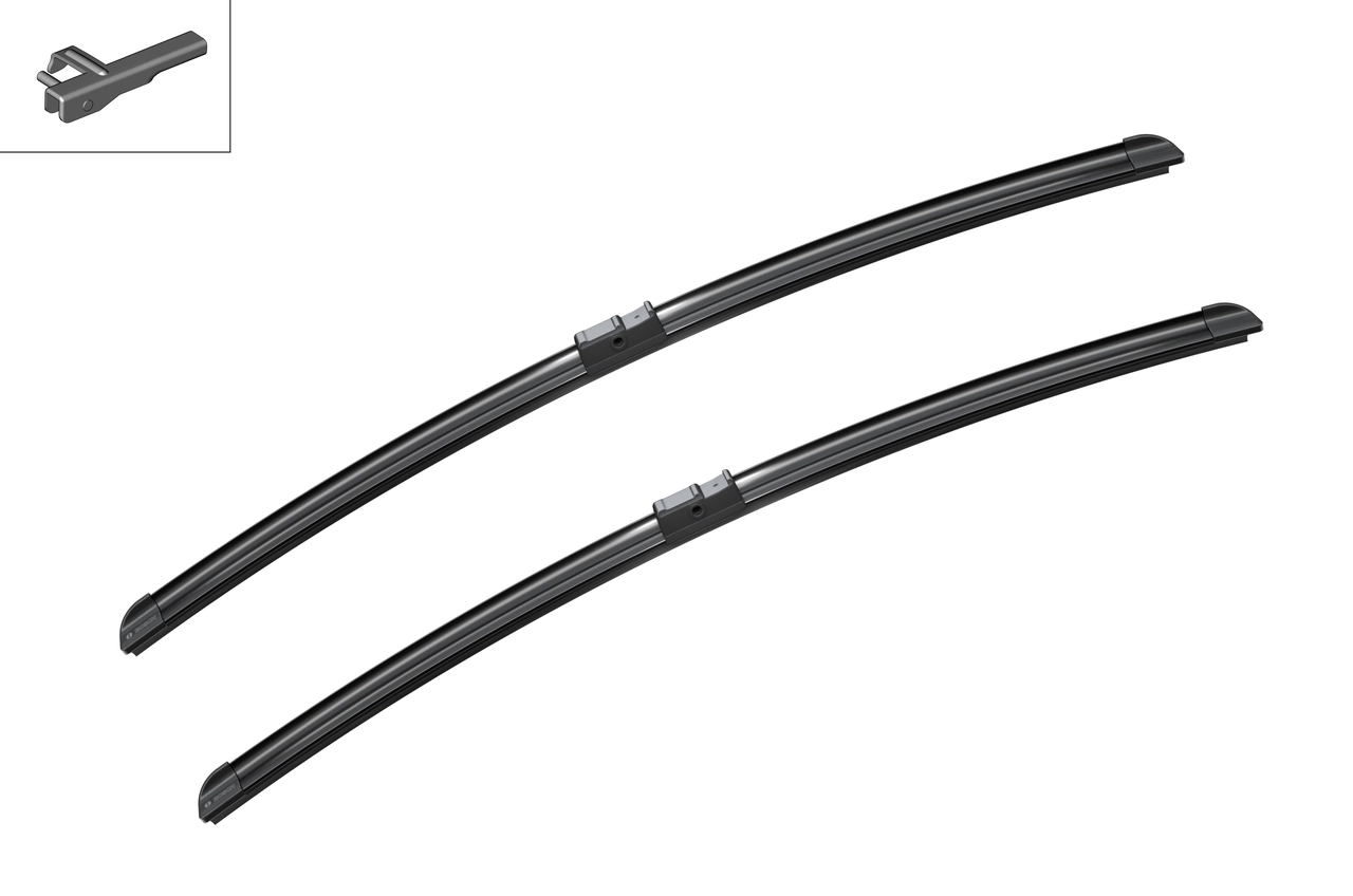 BOSCH 3397118948 Щетки стеклоочистителя бескаркасные Aerotwin 650/650мм крепление Side Pin, Side Pin (mod)