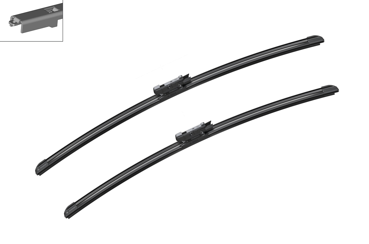 BOSCH 3397118955 Щетки стеклоочистителя 600/575мм бескаркасные, к-кт BMW: 5 520d/520i/523i/525d/525i/525xd/525xi/530d/530i/530xd/530xi/535d/540i/545i/550i/M5 03-, 5 Touring